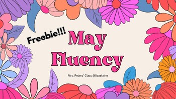 Preview of May Fluency Sentence Pyramids FREEBIE