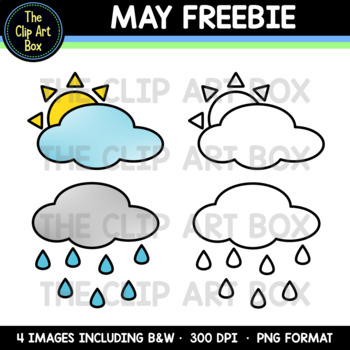 Preview of May Freebie (Weather) - Clip Art