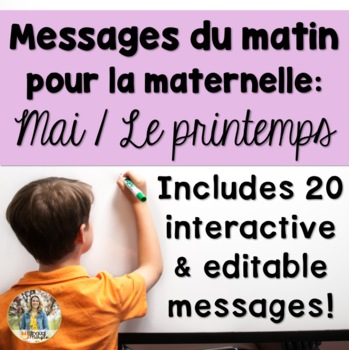 Preview of May French Morning Messages/Messages du matin: mai