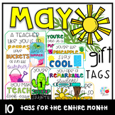 May Gift Tags (Gift Tags for Teachers & Students)
