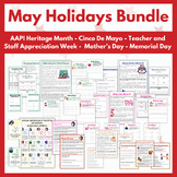 May Holidays Bundle: AAPI Heritage Month, Cinco de Mayo, M