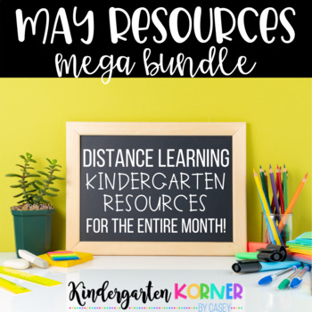 Preview of May Homeschool Resources and Packets BUNDLE - Kindergarten Homeschooling
