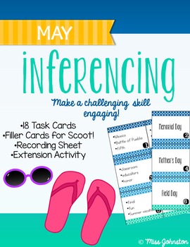 Preview of May Inferencing Task Cards