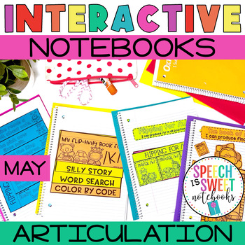 Preview of Articulation Activities | Speech Therapy Interactive Notebook | CH, R, L, & more