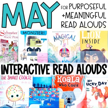 Preview of May Interactive Read Aloud Bundle | End of the Year Activities Bulletin Board