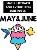 May/June Planning Pages for Older toddlers, Preschoolers, 