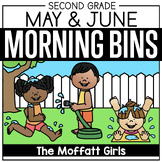 May/June Second Grade Morning Tubs/Bins (Morning Work) Summer