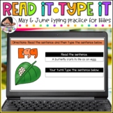 May & June Typing Practice for Little Typists | Made for G