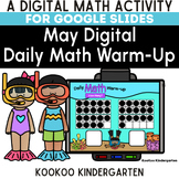 May Kindergarten Daily Math Warm-Up for Google Slides