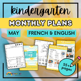 May Kindergarten Lesson Plans in French and English