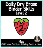 May LEVEL 2 - Dry Erase Binder - Special Education, Mornin