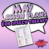 May Speech Lesson Plans (FREE)