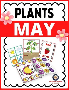 Preview of May Lesson THE PLANTS Theme Worksheets Preschool & Daycare
