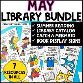 May Library Lessons Bundle for End of the Year Library Skills