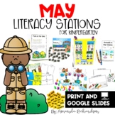 May Literacy Centers and Stations in Print and Digital Format