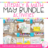 May Literacy, Science, and Math Activities Bundle