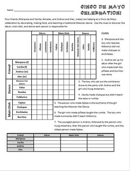 May Logic Puzzles for Middle School by That Rocks Math Science and ELA