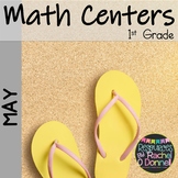 May Math Centers First Grade