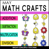 May Math Crafts | Spring Bulletin Board | Flowers Bees But