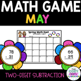 May Math Game (Two-Digit Subtraction)