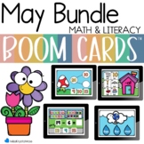May Math & Literacy Boom Card Bundle