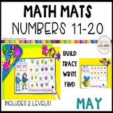 May Math Mats Numbers 11 to 20 | End of Year Counting Teen