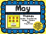 May Math Pocket Chart Hide and Find