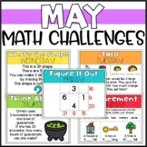 May Math Challenges for 2nd Grade - Taco Math Activities