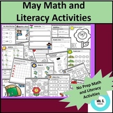 May Math and Literacy Morning Work Activities