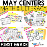 May Math and Literacy Centers for First Grade