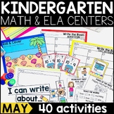 May Math & Literacy Centers | Kindergarten Summer Math Gam