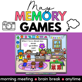 Preview of May Classroom Games | Spring Morning Meeting Activities | After Test Brain Break