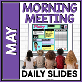 May Morning Meeting Slides Kindergarten 1st Grade Daily Sl