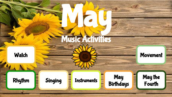 Preview of May Music Activities