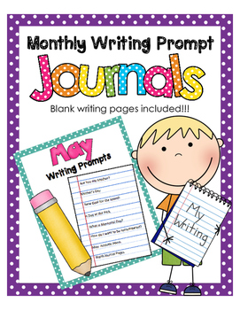 Preview of May NO PREP Journal Prompts