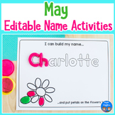 May Name Practice Worksheets and Activities