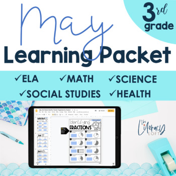 Preview of May No Prep Packet 3rd Grade