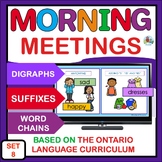 May Ontario Morning Meeting Work For Grade One For Teachin