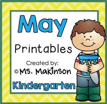 Preview of May Printables - Kindergarten Literacy and Math