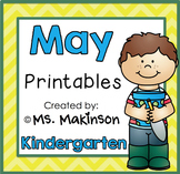 May Printables - Kindergarten Literacy and Math