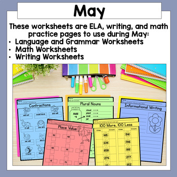 May Printables by Jessica Tobin - Elementary Nest | TpT