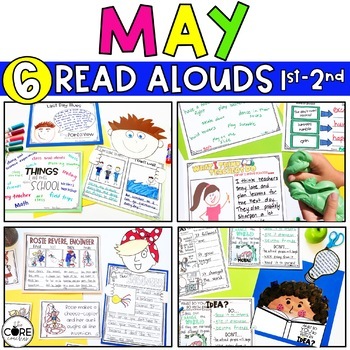 Preview of May Read Alouds - End of School, Last Day Activities - Reading Comprehension