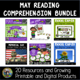 May Reading Comprehension Bundle Digital and Printable