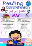 May Reading Comprehension Cut and Paste
