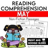 May Reading Comprehension Passages and Questions