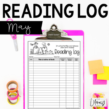 Preview of Reading Log {May}