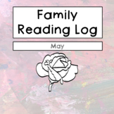 May Reading Log & Book Tracker, Preschool Reading Log