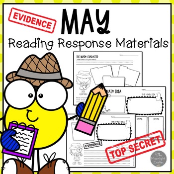 Preview of May Reading Response Materials for Distance Learning