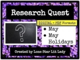 May Research Quest for Early Finishers (Digital + PDF)