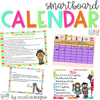 Preview of May SMARTBoard Calendar Morning Meeting